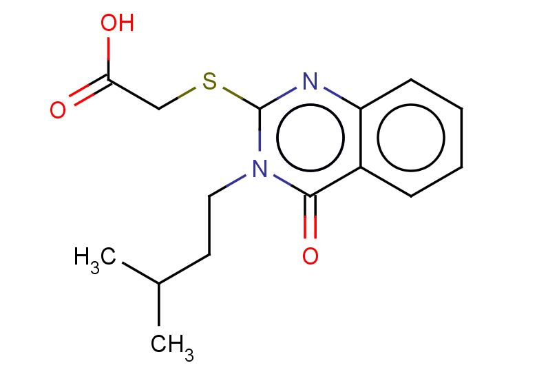2-{[3-(3-methylbutyl)-4-oxo-3,4-dihydroquinazolin-2-yl]sulfanyl}acetic acid