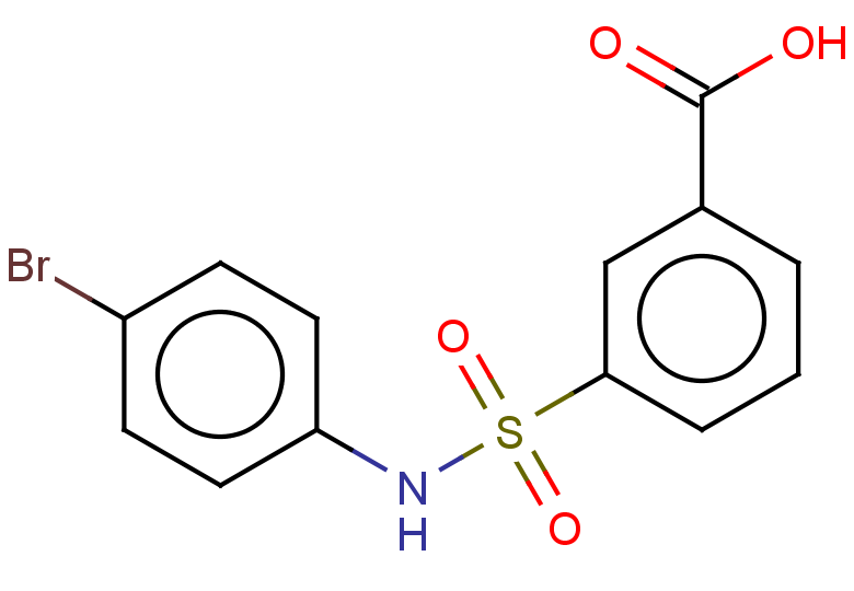 3-[(4-bromophenyl)sulfamoyl]benzoic acid