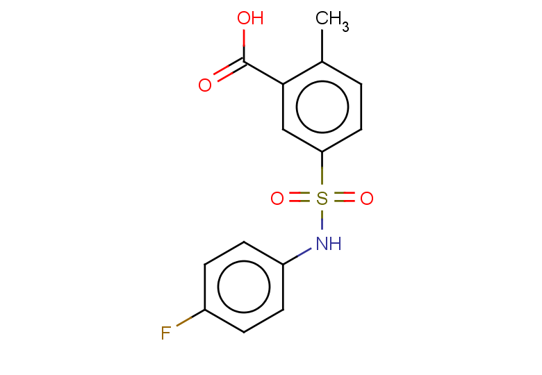 5-[(4-fluorophenyl)sulfamoyl]-2-methylbenzoic acid