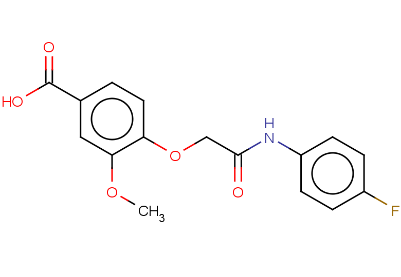 4-{[(4-fluorophenyl)carbamoyl]methoxy}-3-methoxybenzoic acid