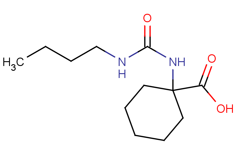 1-[(butylcarbamoyl)amino]cyclohexane-1-carboxylic acid
