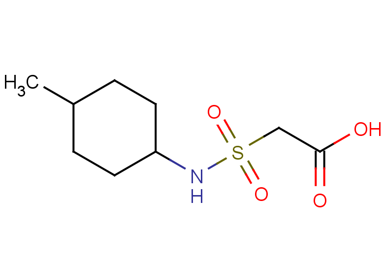 2-[(4-methylcyclohexyl)sulfamoyl]acetic acid