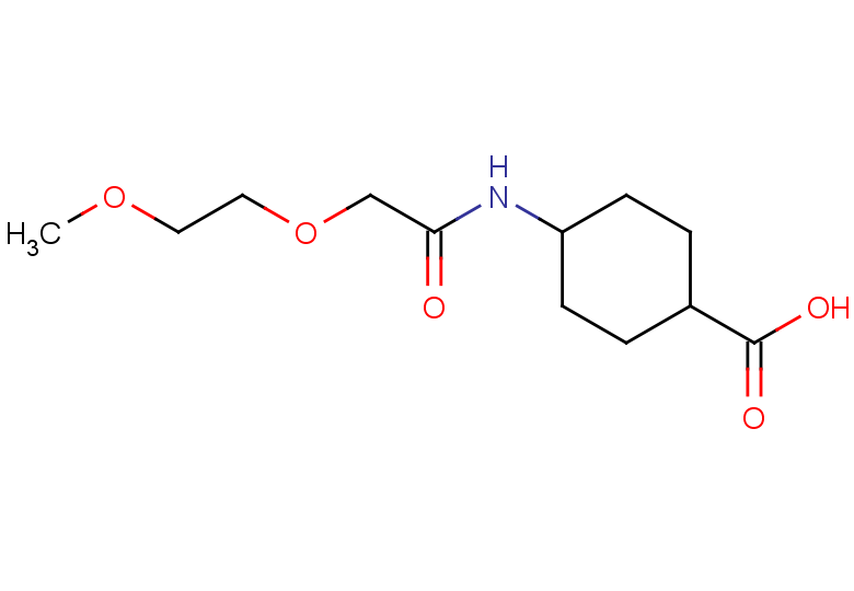 4-[2-(2-methoxyethoxy)acetamido]cyclohexane-1-carboxylic acid
