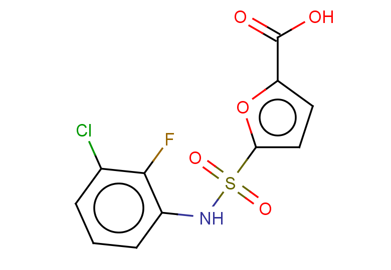 5-[(3-chloro-2-fluorophenyl)sulfamoyl]furan-2-carboxylic acid