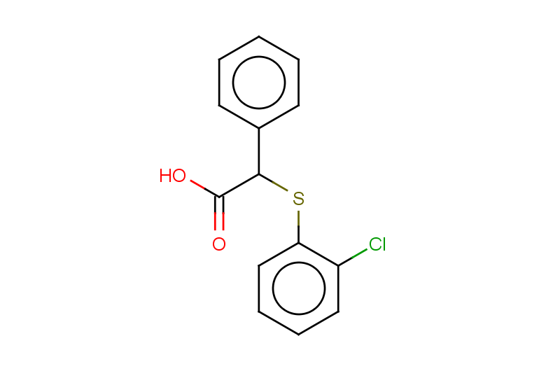 2-[(2-chlorophenyl)sulfanyl]-2-phenylacetic acid