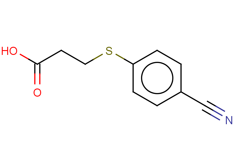 3-[(4-cyanophenyl)sulfanyl]propanoic acid