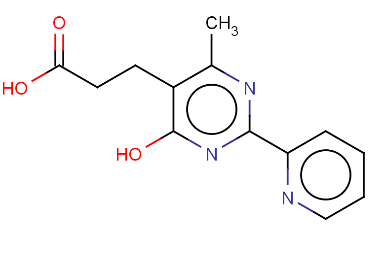 3-[4-hydroxy-6-methyl-2-(pyridin-2-yl)pyrimidin-5-yl]propanoic acid
