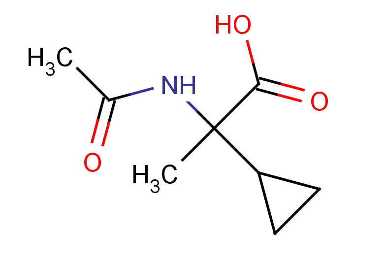 2-cyclopropyl-2-acetamidopropanoic acid