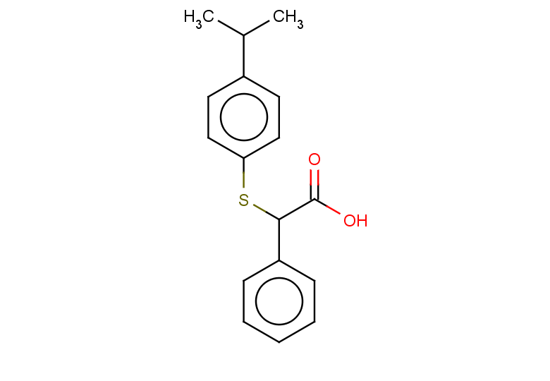 2-phenyl-2-{[4-(propan-2-yl)phenyl]sulfanyl}acetic acid