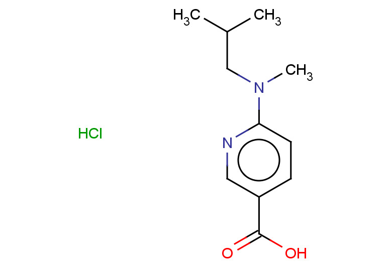 6-[methyl(2-methylpropyl)amino]pyridine-3-carboxylic acid hydrochloride