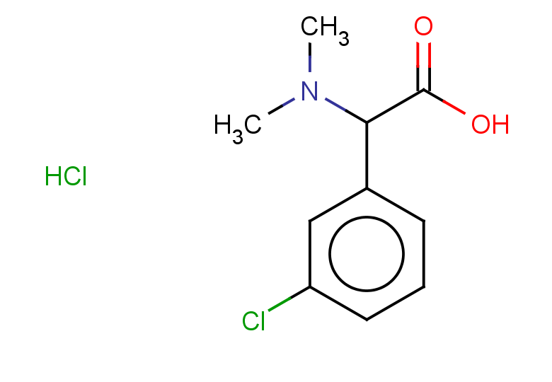 2-(3-chlorophenyl)-2-(dimethylamino)acetic acid hydrochloride