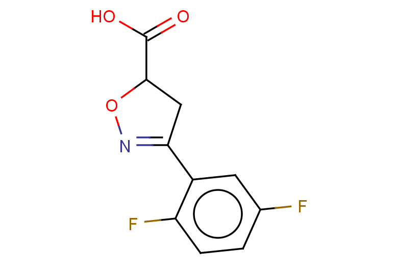 3-(2,5-difluorophenyl)-4,5-dihydro-1,2-oxazole-5-carboxylic acid