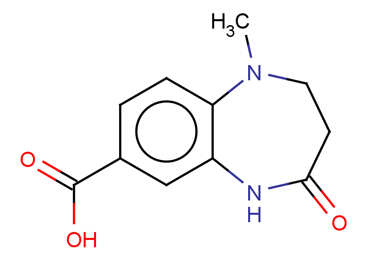 1-methyl-4-oxo-2,3,4,5-tetrahydro-1H-1,5-benzodiazepine-7-carboxylic acid