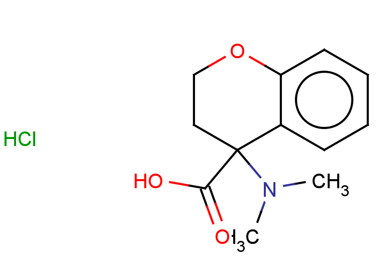 4-(dimethylamino)-3,4-dihydro-2H-1-benzopyran-4-carboxylic acid hydrochloride