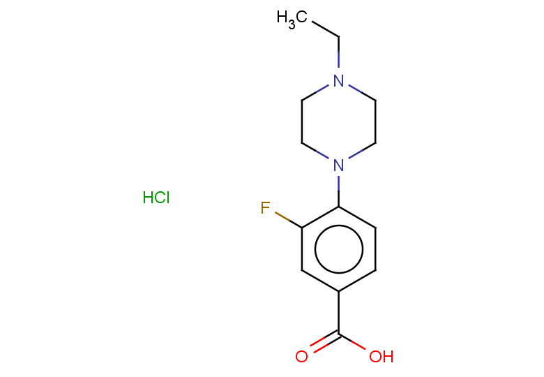 4-(4-ethylpiperazin-1-yl)-3-fluorobenzoic acid hydrochloride