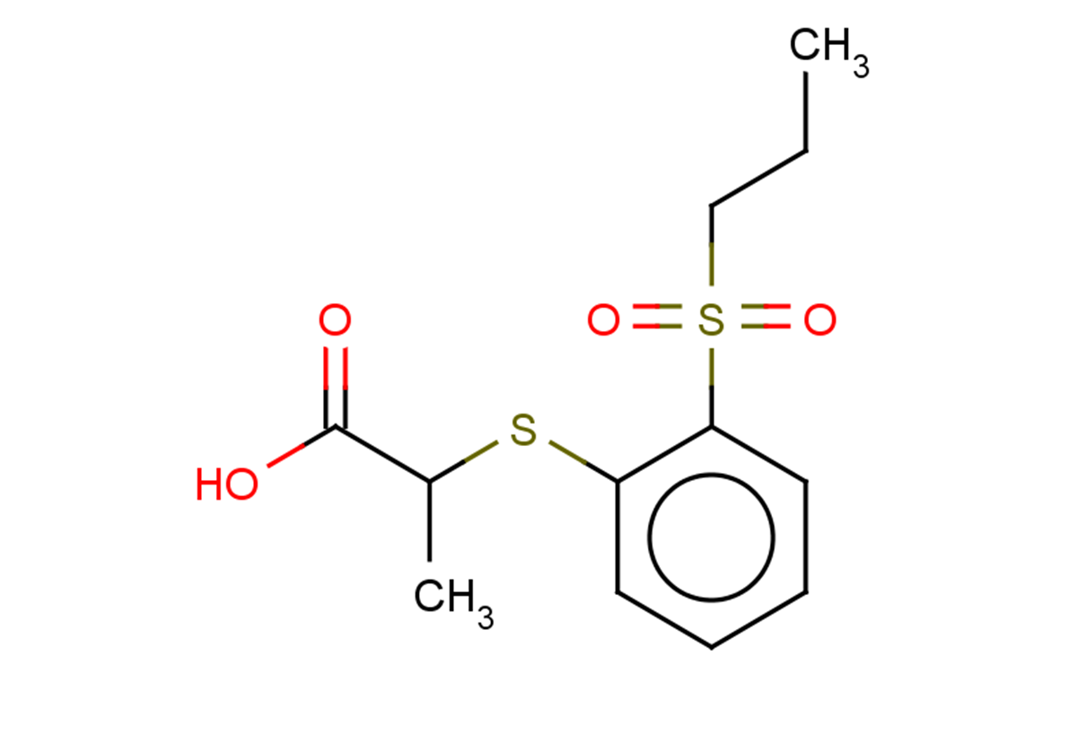 2-{[2-(propane-1-sulfonyl)phenyl]sulfanyl}propanoic acid