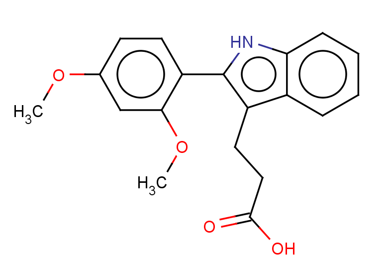 3-[2-(2,4-dimethoxyphenyl)-1H-indol-3-yl]propanoic acid