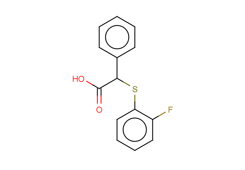 2-[(2-fluorophenyl)sulfanyl]-2-phenylacetic acid
