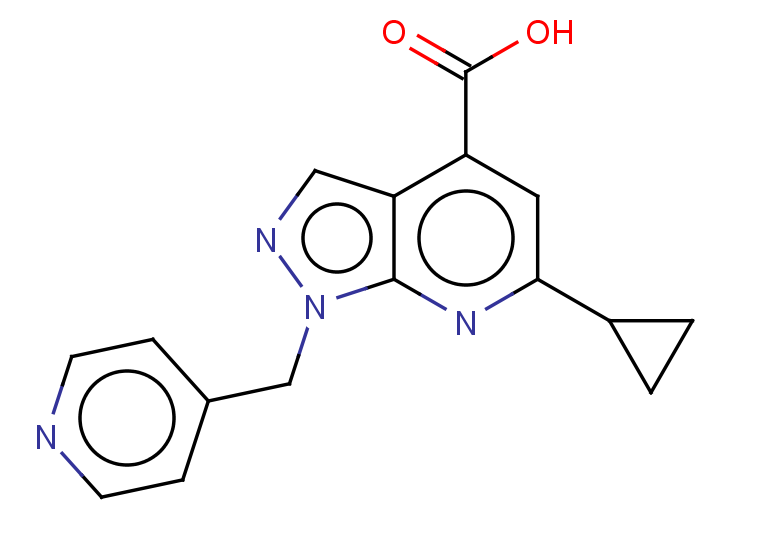 6-cyclopropyl-1-(pyridin-4-ylmethyl)-1H-pyrazolo[3,4-b]pyridine-4-carboxylic acid