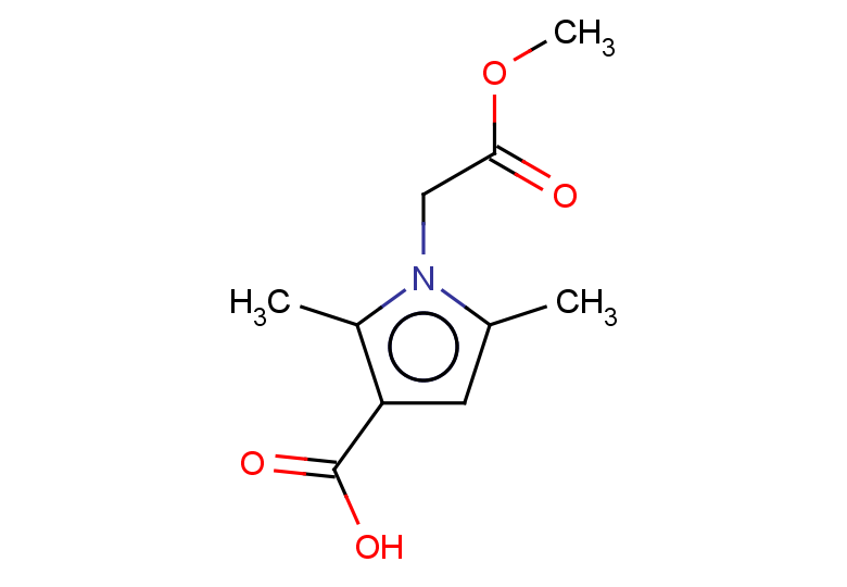 1-(2-methoxy-2-oxoethyl)-2,5-dimethyl-1H-pyrrole-3-carboxylic acid