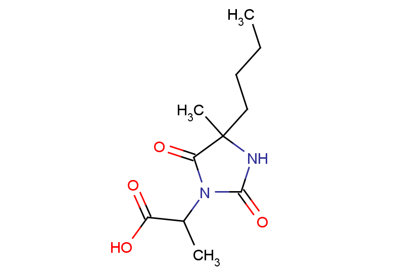 2-(4-butyl-4-methyl-2,5-dioxoimidazolidin-1-yl)propanoic acid