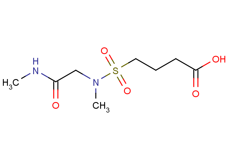 4-{methyl[(methylcarbamoyl)methyl]sulfamoyl}butanoic acid