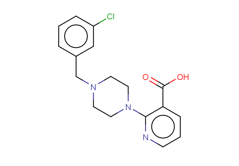 2-{4-[(3-chlorophenyl)methyl]piperazin-1-yl}pyridine-3-carboxylic acid