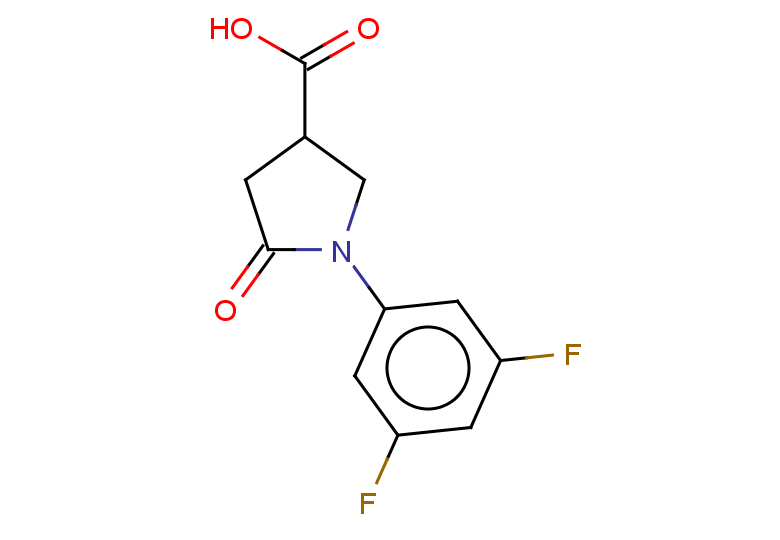 1-(3,5-difluorophenyl)-5-oxopyrrolidine-3-carboxylic acid