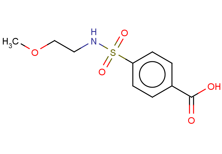 4-[(2-methoxyethyl)sulfamoyl]benzoic acid