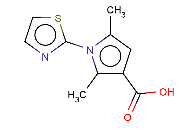 2,5-dimethyl-1-(1,3-thiazol-2-yl)-1H-pyrrole-3-carboxylic acid