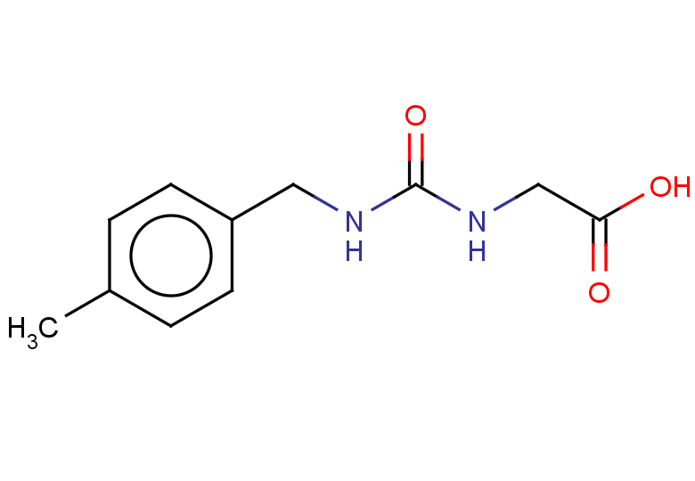 2-({[(4-methylphenyl)methyl]carbamoyl}amino)acetic acid