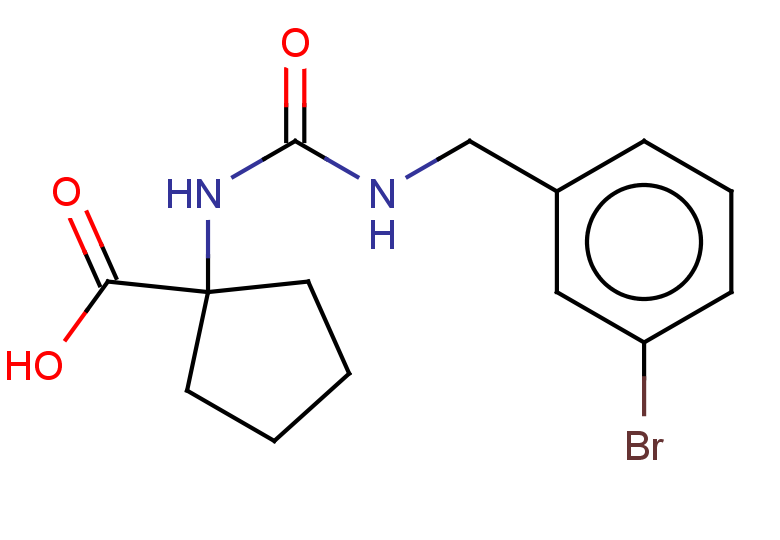1-({[(3-bromophenyl)methyl]carbamoyl}amino)cyclopentane-1-carboxylic acid