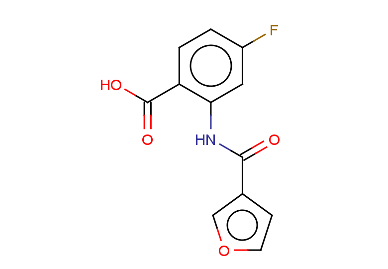 4-fluoro-2-(furan-3-amido)benzoic acid
