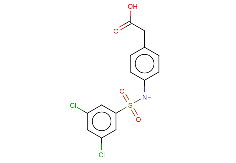 2-[4-(3,5-dichlorobenzenesulfonamido)phenyl]acetic acid