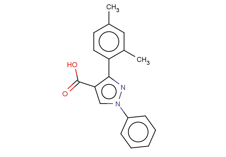 3-(2,4-dimethylphenyl)-1-phenyl-1H-pyrazole-4-carboxylic acid