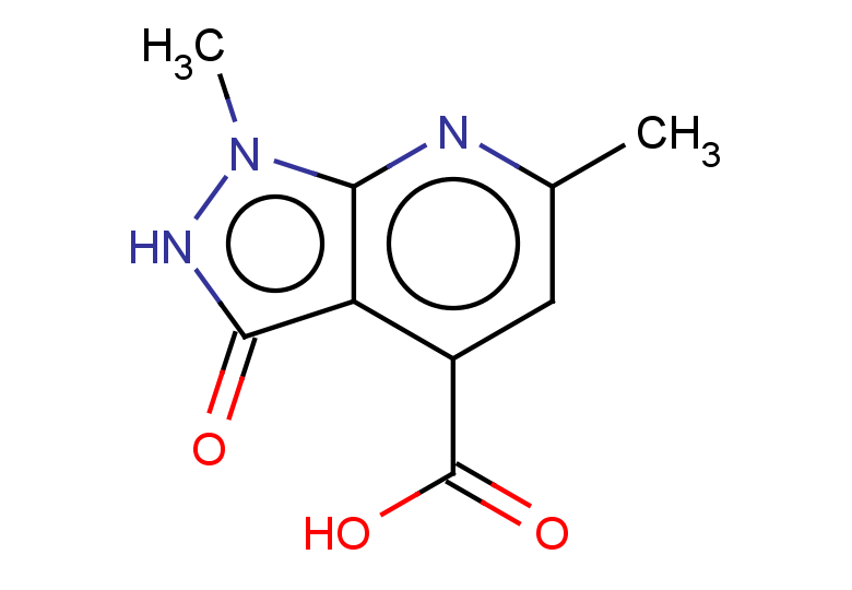 1,6-dimethyl-3-oxo-1H,2H,3H-pyrazolo[3,4-b]pyridine-4-carboxylic acid