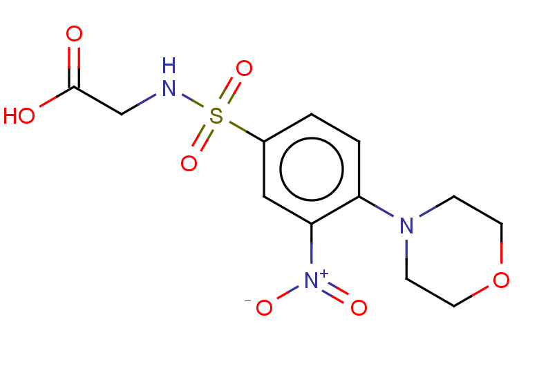 2-[4-(morpholin-4-yl)-3-nitrobenzenesulfonamido]acetic acid