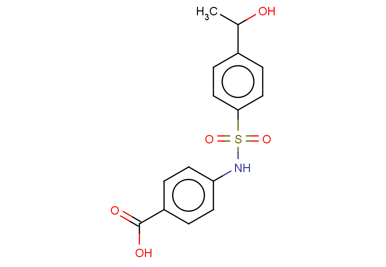 4-[4-(1-hydroxyethyl)benzenesulfonamido]benzoic acid