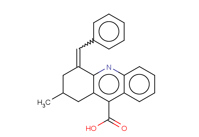 2-methyl-4-(phenylmethylidene)-1,2,3,4-tetrahydroacridine-9-carboxylic acid