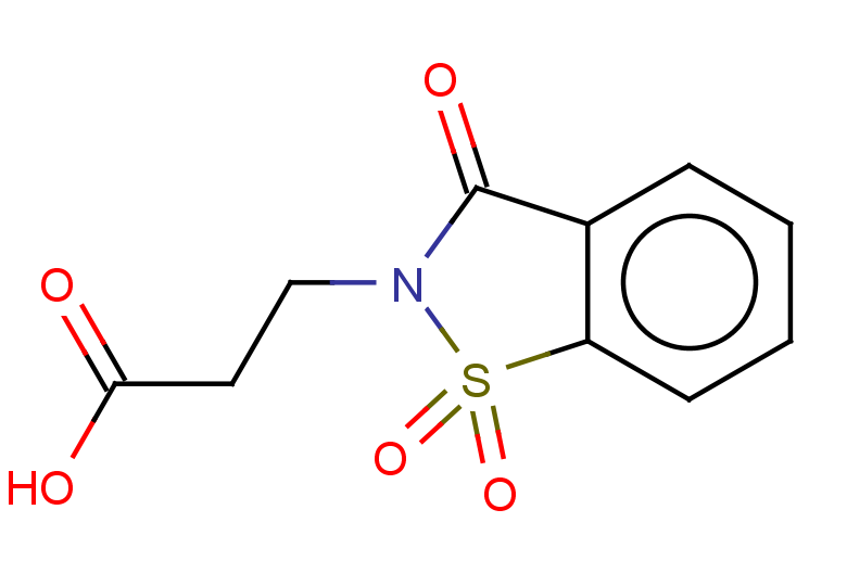 3-(1,1,3-trioxo-2,3-dihydro-1,2-benzothiazol-2-yl)propanoic acid