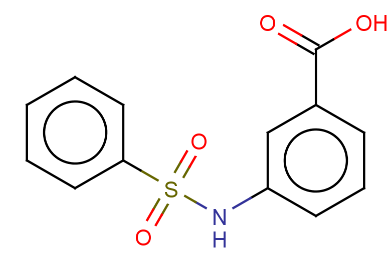 3-benzenesulfonamidobenzoic acid