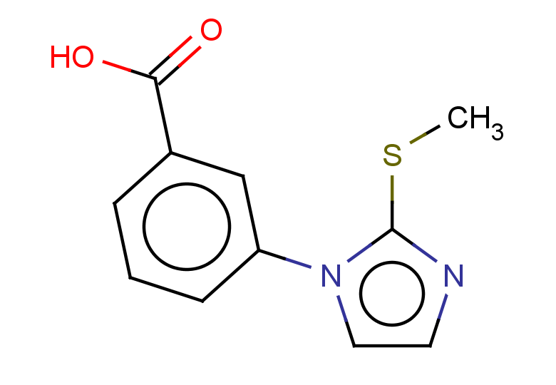 3-[2-(methylsulfanyl)-1H-imidazol-1-yl]benzoic acid