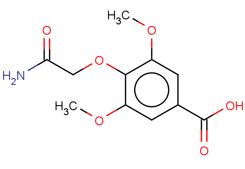 4-(carbamoylmethoxy)-3,5-dimethoxybenzoic acid