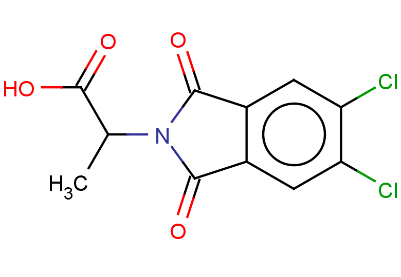 2-(5,6-dichloro-1,3-dioxo-2,3-dihydro-1H-isoindol-2-yl)propanoic acid