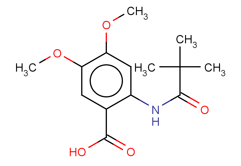 2-(2,2-dimethylpropanamido)-4,5-dimethoxybenzoic acid