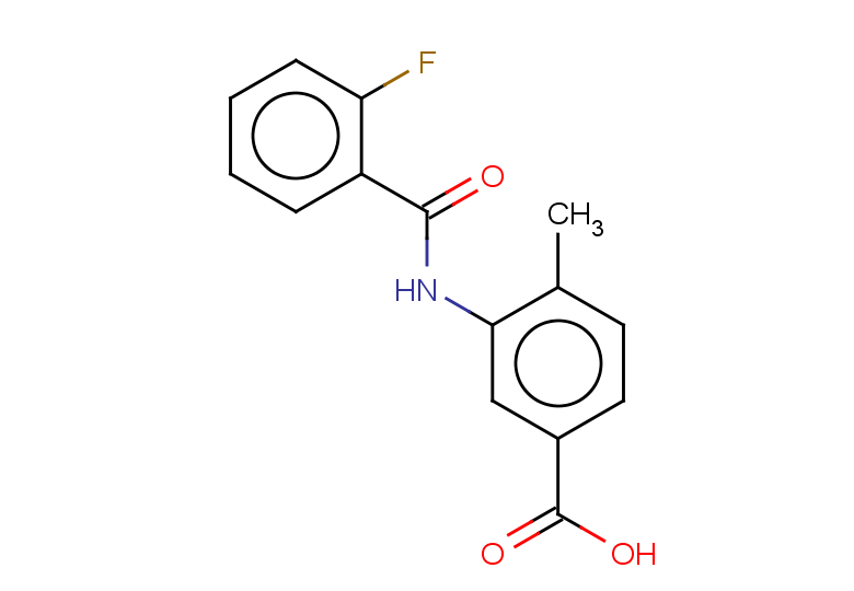 3-(2-fluorobenzamido)-4-methylbenzoic acid