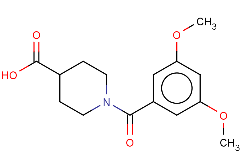 1-(3,5-dimethoxybenzoyl)piperidine-4-carboxylic acid