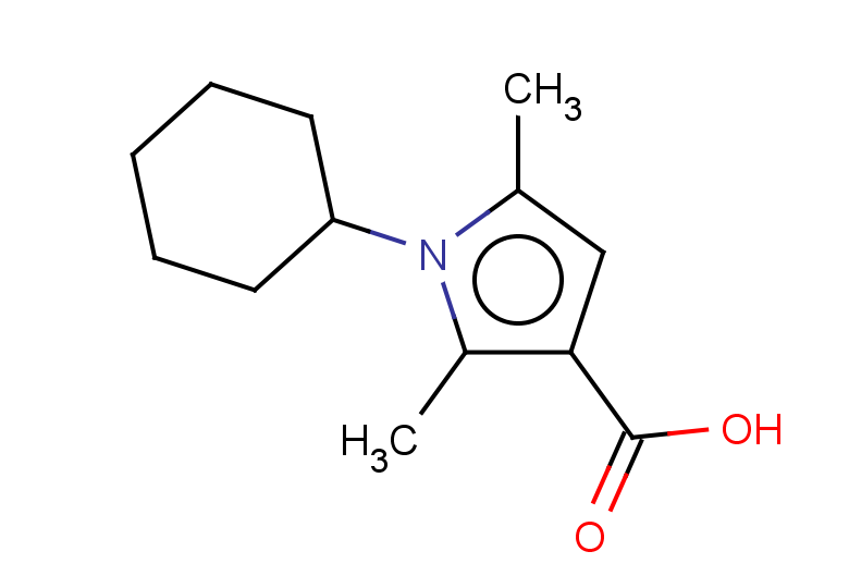 1-cyclohexyl-2,5-dimethyl-1H-pyrrole-3-carboxylic acid