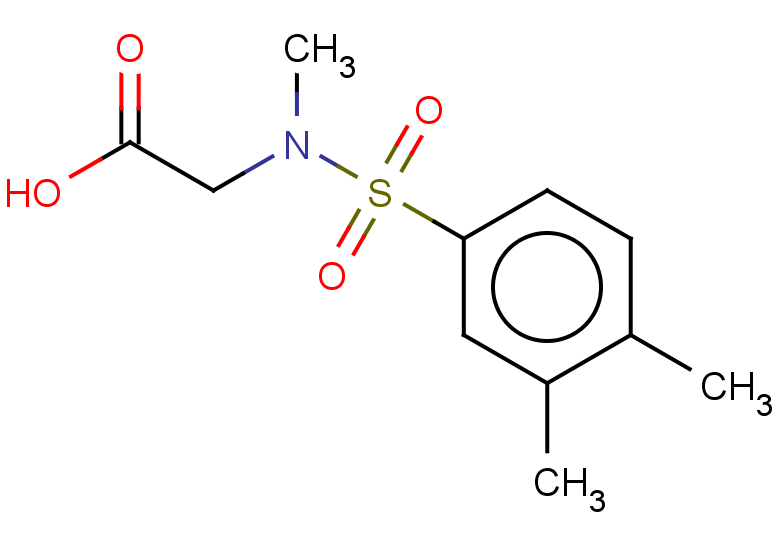 2-(N-methyl3,4-dimethylbenzenesulfonamido)acetic acid