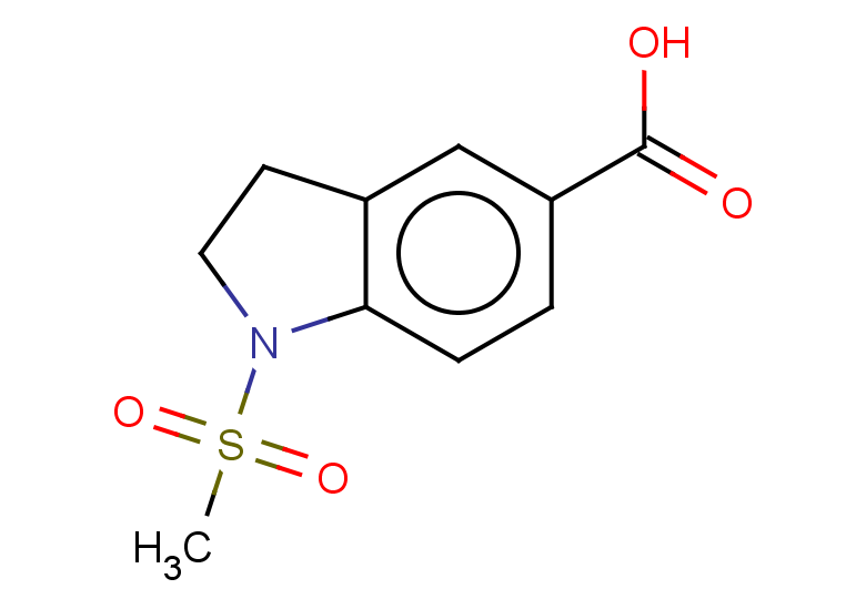 1-methanesulfonyl-2,3-dihydro-1H-indole-5-carboxylic acid